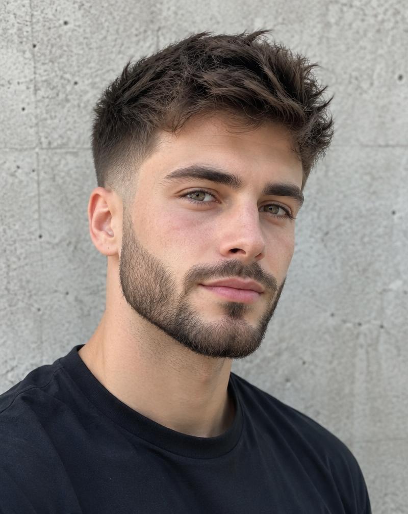 Coupe et barbe — après